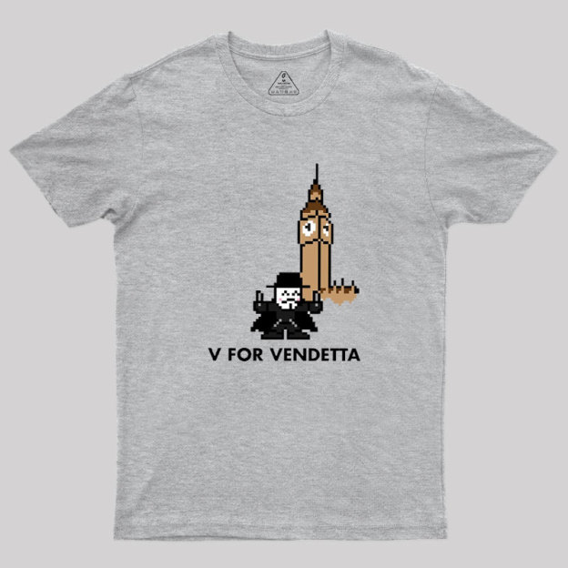 8-Bit V Geek T-Shirt