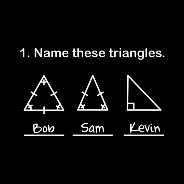 Name These Triangles Geek T-Shirt