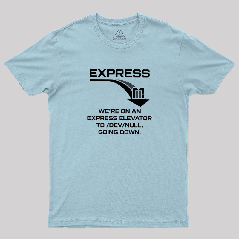 Data Black Hole Express Geek T-Shirt