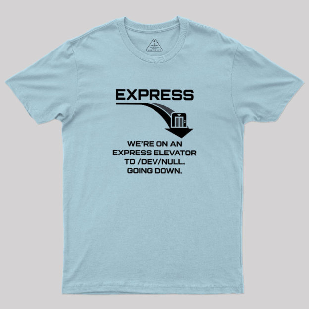 Data Black Hole Express Geek T-Shirt