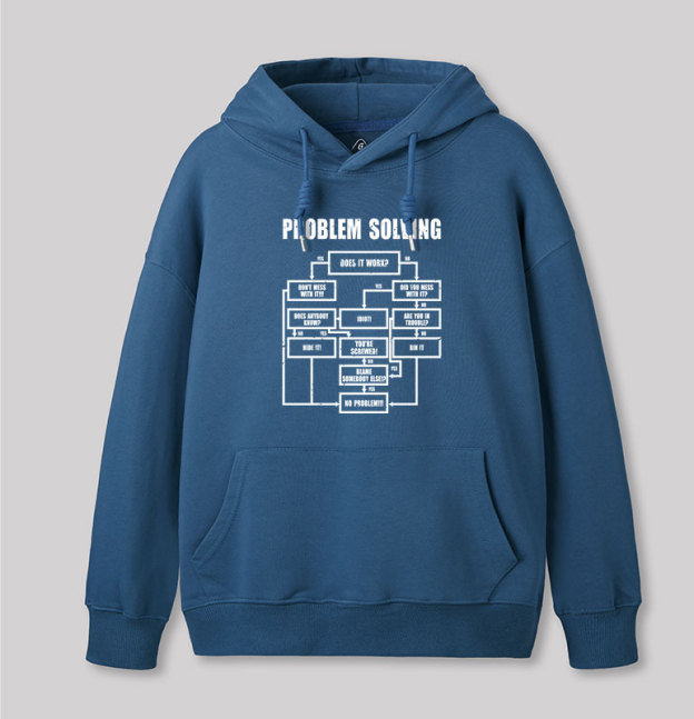 Men Problem Solving Geek Hoodie