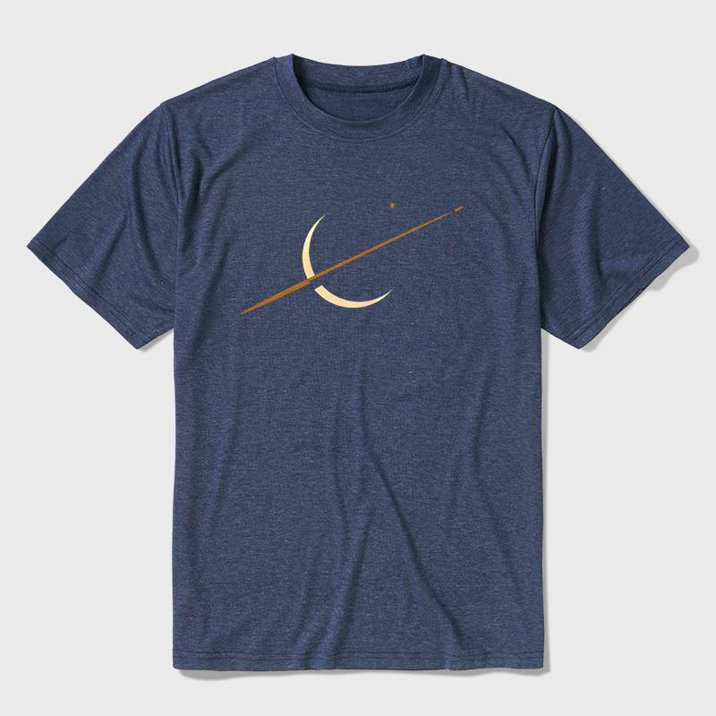 Minimal Cosmic Rocket Ultra Soft Heather Tees