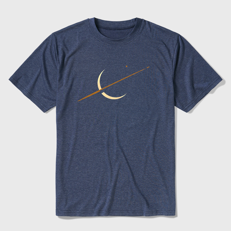 Minimal Cosmic Rocket Ultra Soft Heather Tees