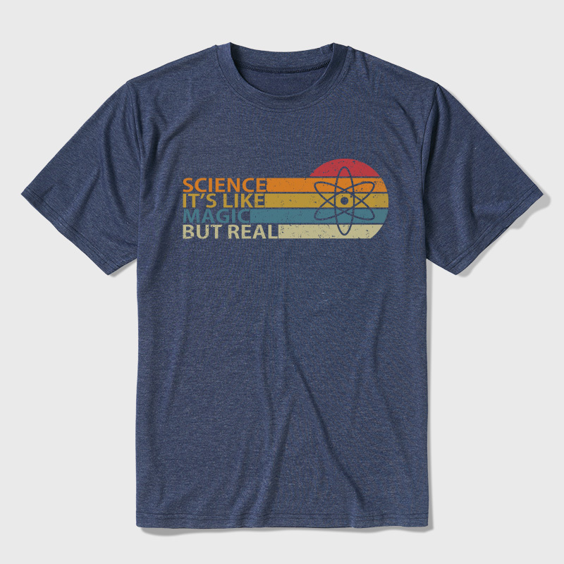 Science It's Like Magic But Real Ultra Soft Heather Tees