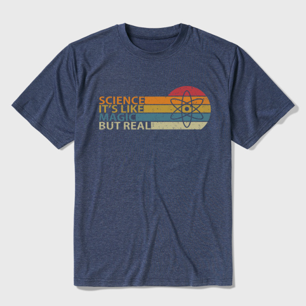 Science It's Like Magic But Real Ultra Soft Heather Tees