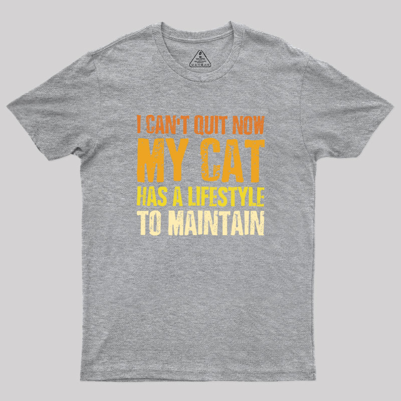 Cat Economy Geek T-Shirt