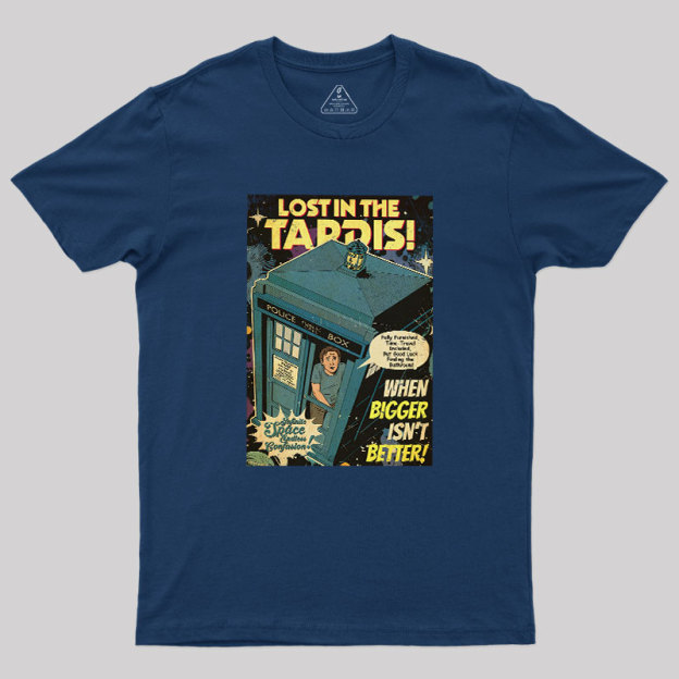 Lost in the TARDIS Geek T-Shirt