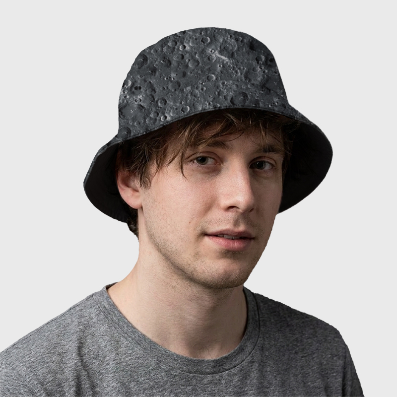 Lunar Surface Geek Bucket Hat