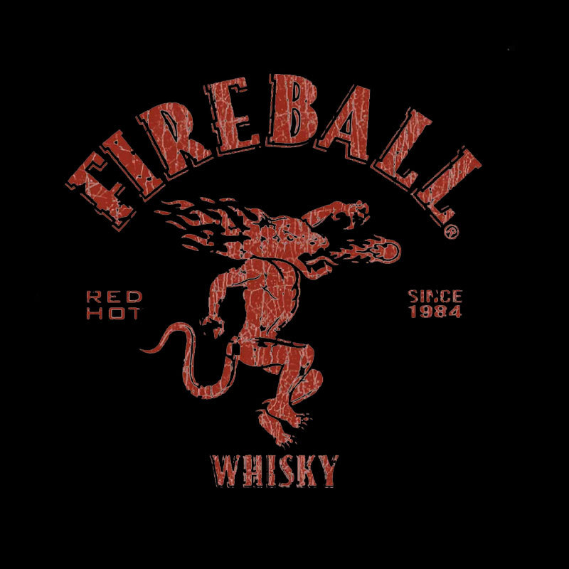 Fireball Wisky Since 1984 Red Geek T-Shirt