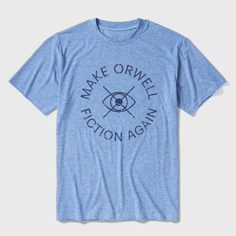 Make Orwell Fiction Again Ultra Soft Heather Tee