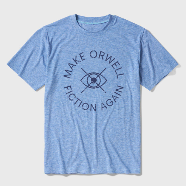 Make Orwell Fiction Again Ultra Soft Heather Tee