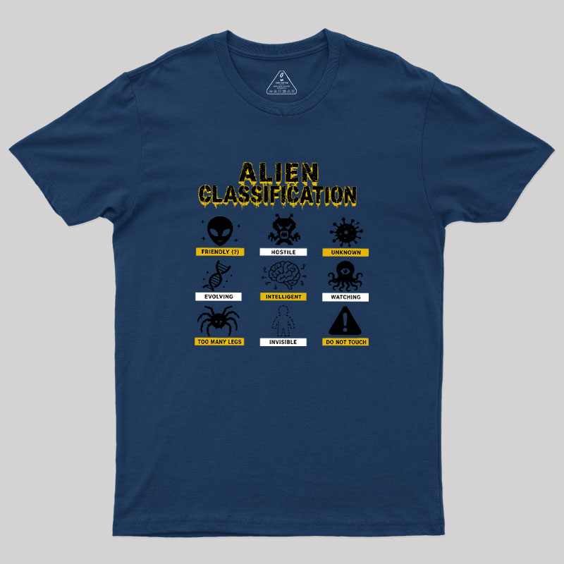 Alien Classification Geek T-Shirt