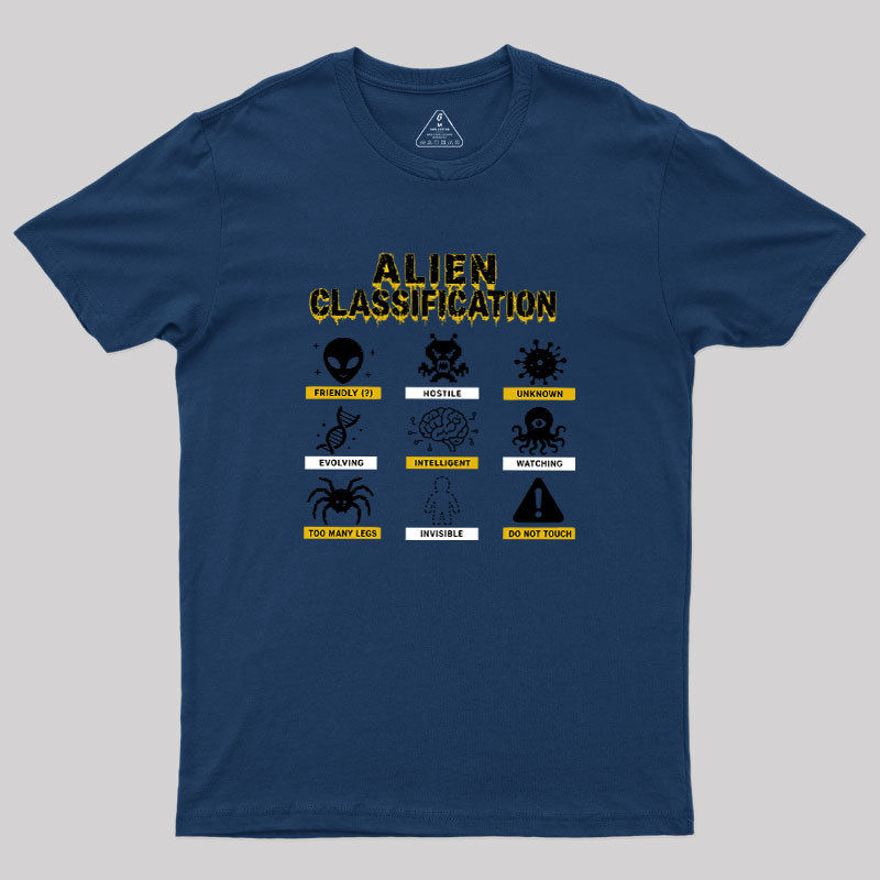 Alien Classification Geek T-Shirt