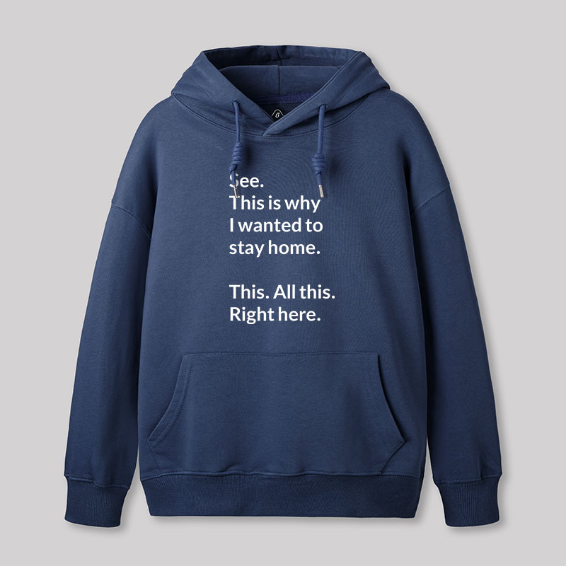 Stay Home Geek Hoodie