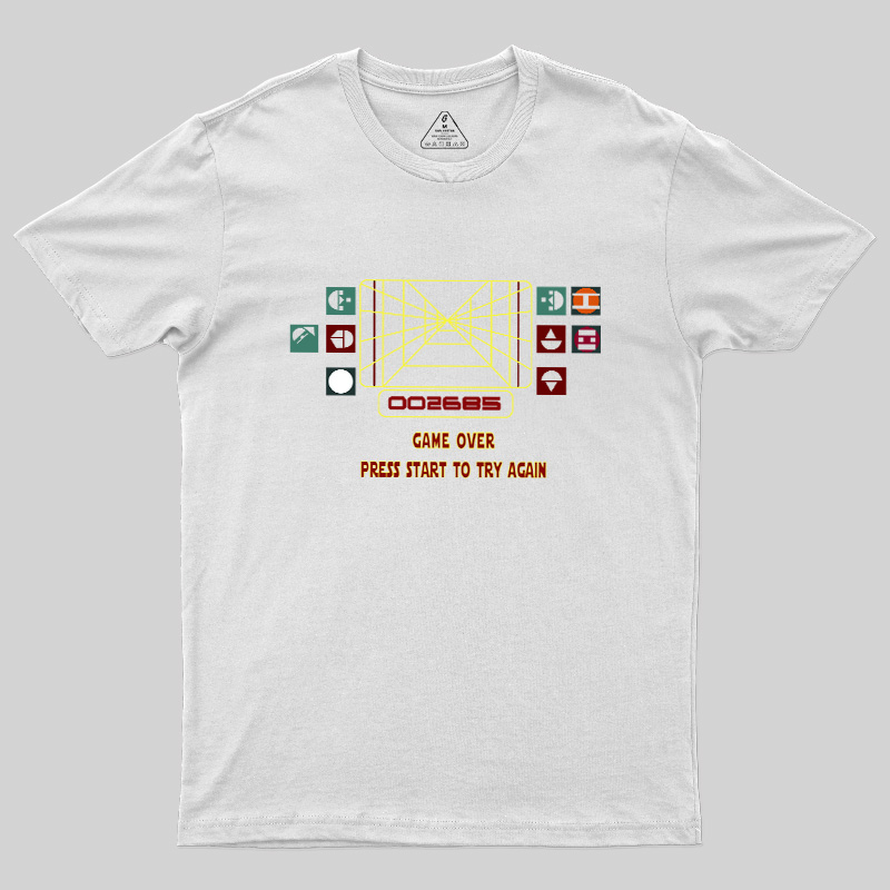 Star Raiders Game Over Geek T-Shirt