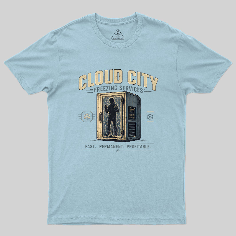 Cloud City Freezing Services Geek T-Shirt