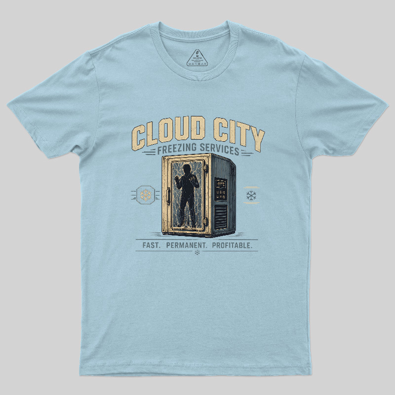 Cloud City Freezing Services Geek T-Shirt