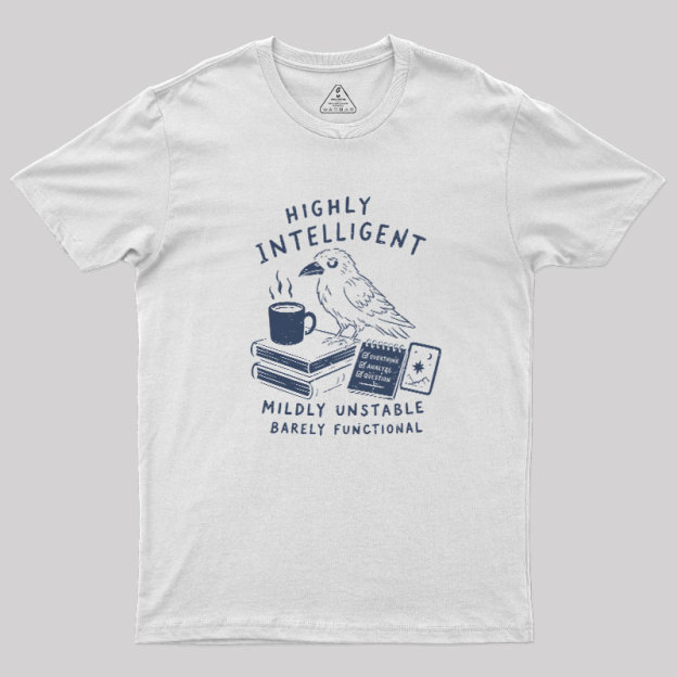 The Overthinking Crow Geek T-Shirt