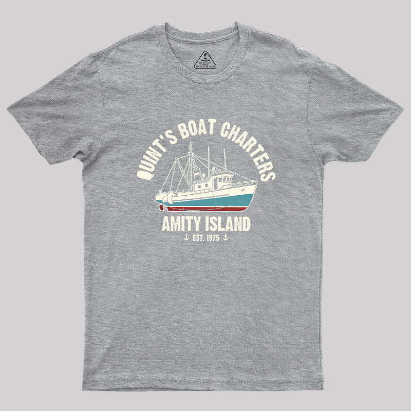 Quint's Boat Charters Geek T-Shirt