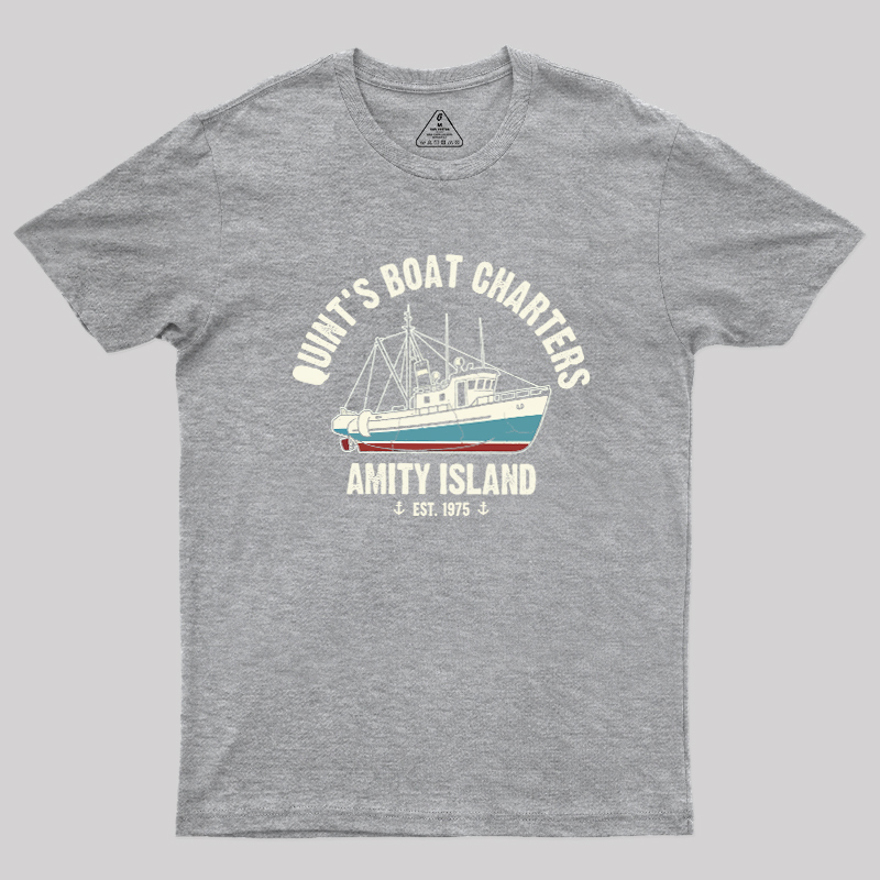 Quint's Boat Charters Geek T-Shirt