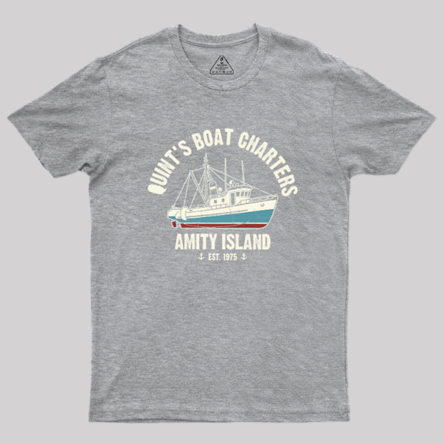 Quint's Boat Charters Geek T-Shirt
