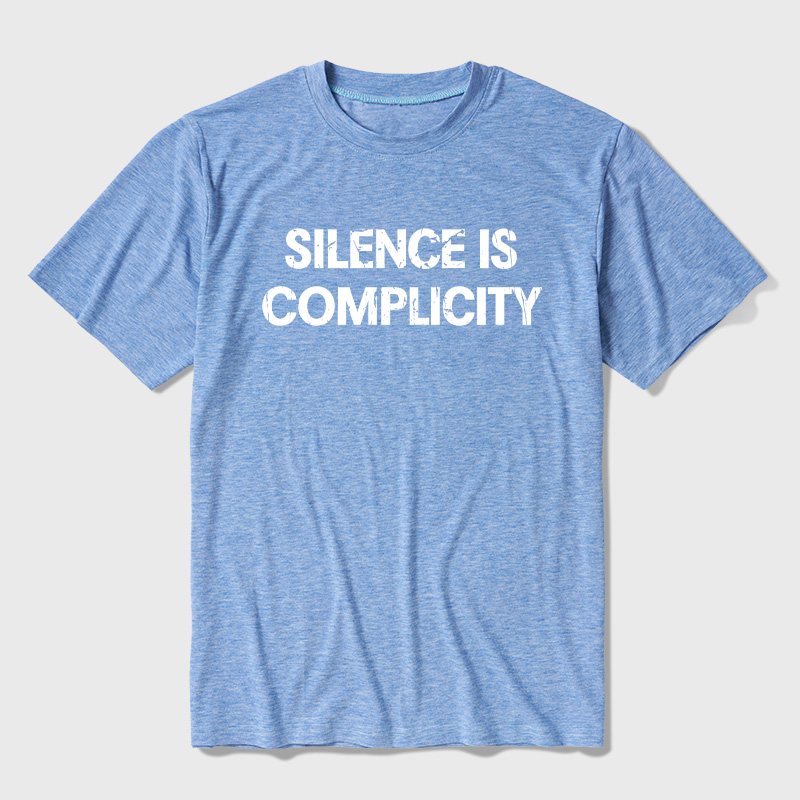 Silence Is Complicity Ultra Soft Heather Tees