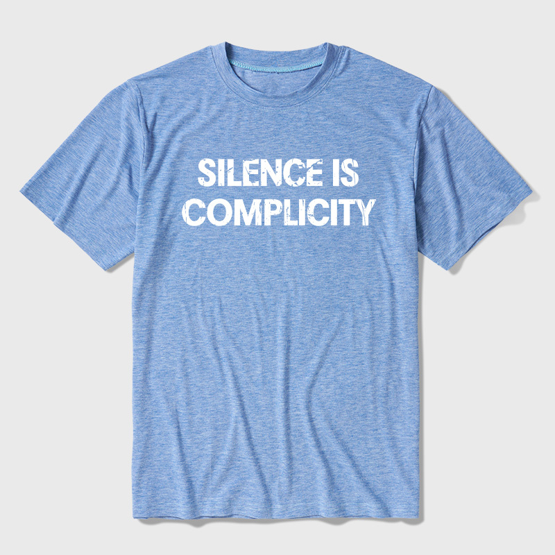 Silence Is Complicity Ultra Soft Heather Tees