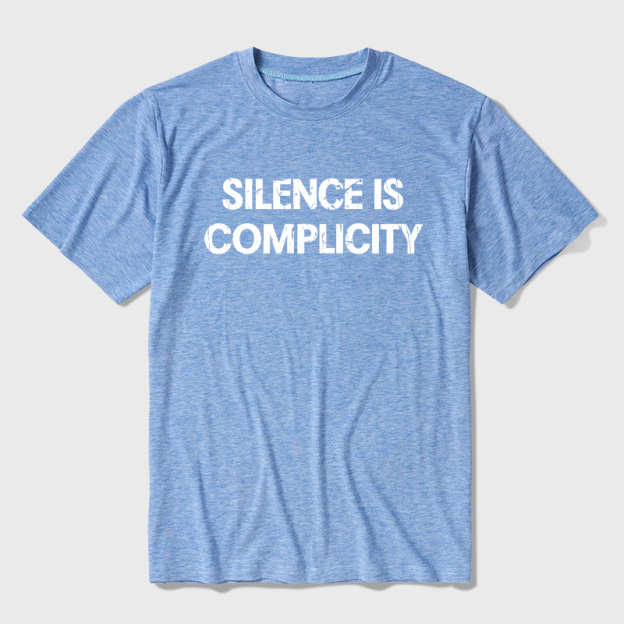Silence Is Complicity Ultra Soft Heather Tees