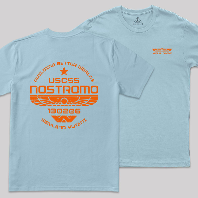 Personalized USCSS Nostromo Geek T-Shirt