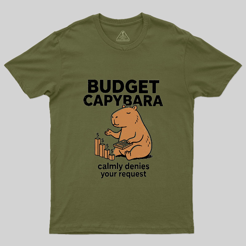 Budget Capybara Geek T-Shirt