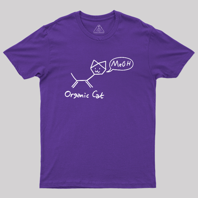 Organic Cat Funny Geek T-Shirt
