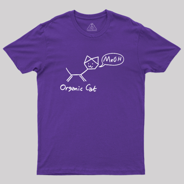 Organic Cat Funny Geek T-Shirt