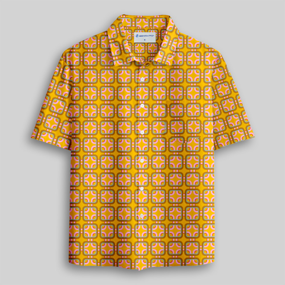 The Shining Humor Room Rug Button Up Pocket Shirt