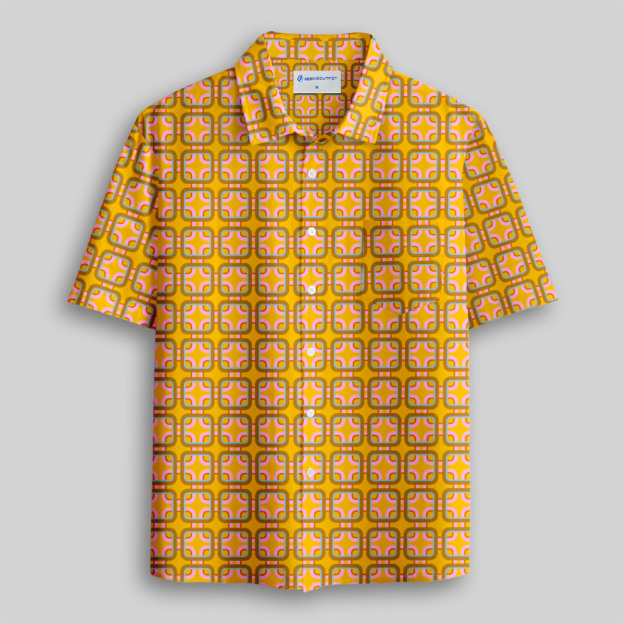 The Shining Humor Room Rug Button Up Pocket Shirt