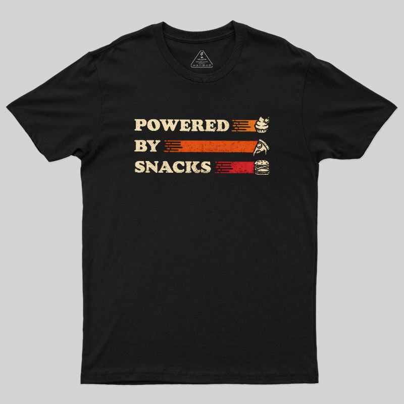 Powered by Snacks Geek T-Shirt