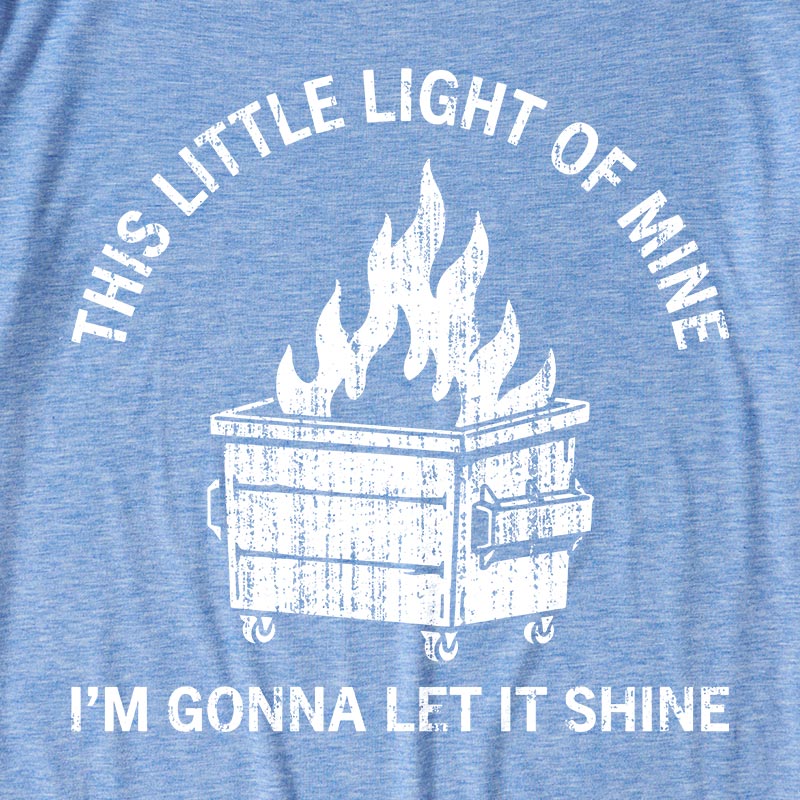 Dumpster Fire Ultra Soft Heather Tee