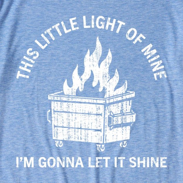 Dumpster Fire Ultra Soft Heather Tee