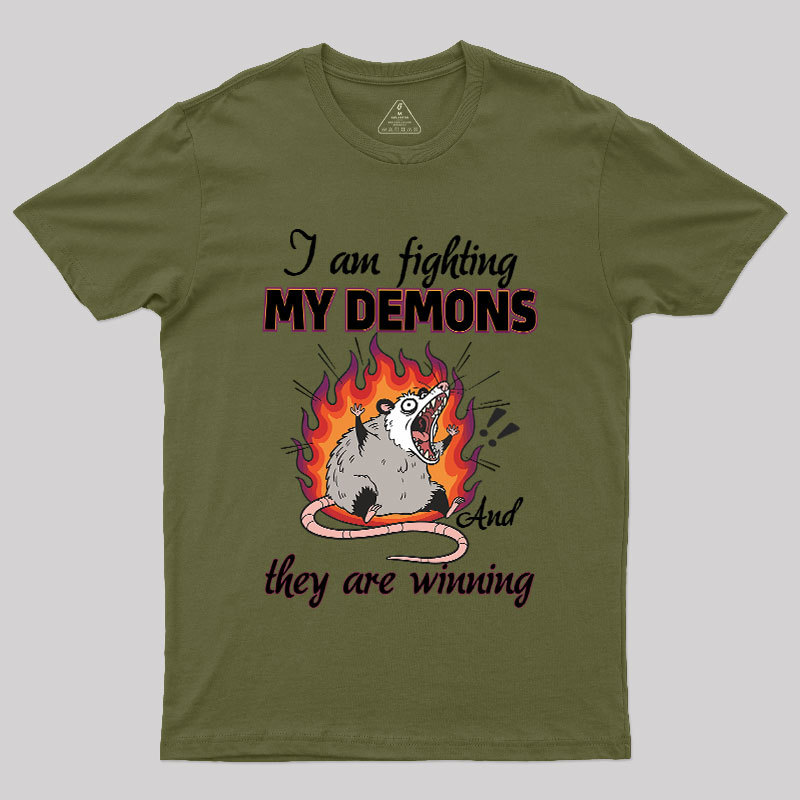 Demon Battle Geek T-Shirt