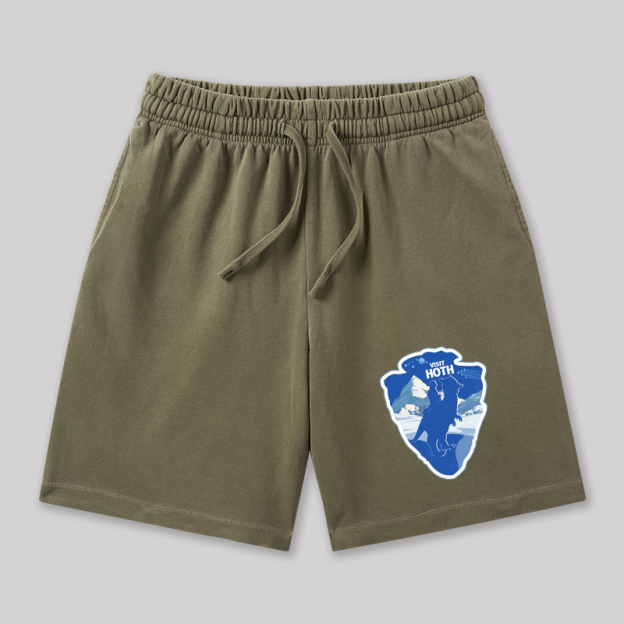 Visit Hoth Geeky Washed Shorts