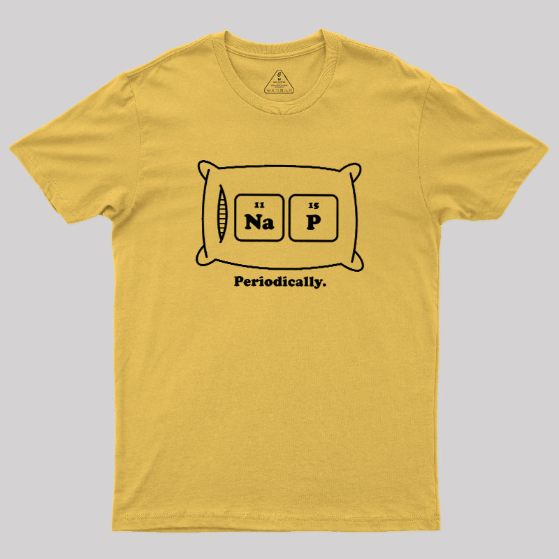 Nap Periodic Table Geek T-Shirt
