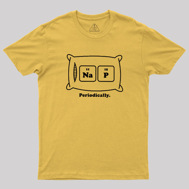 Nap Periodic Table Geek T-Shirt