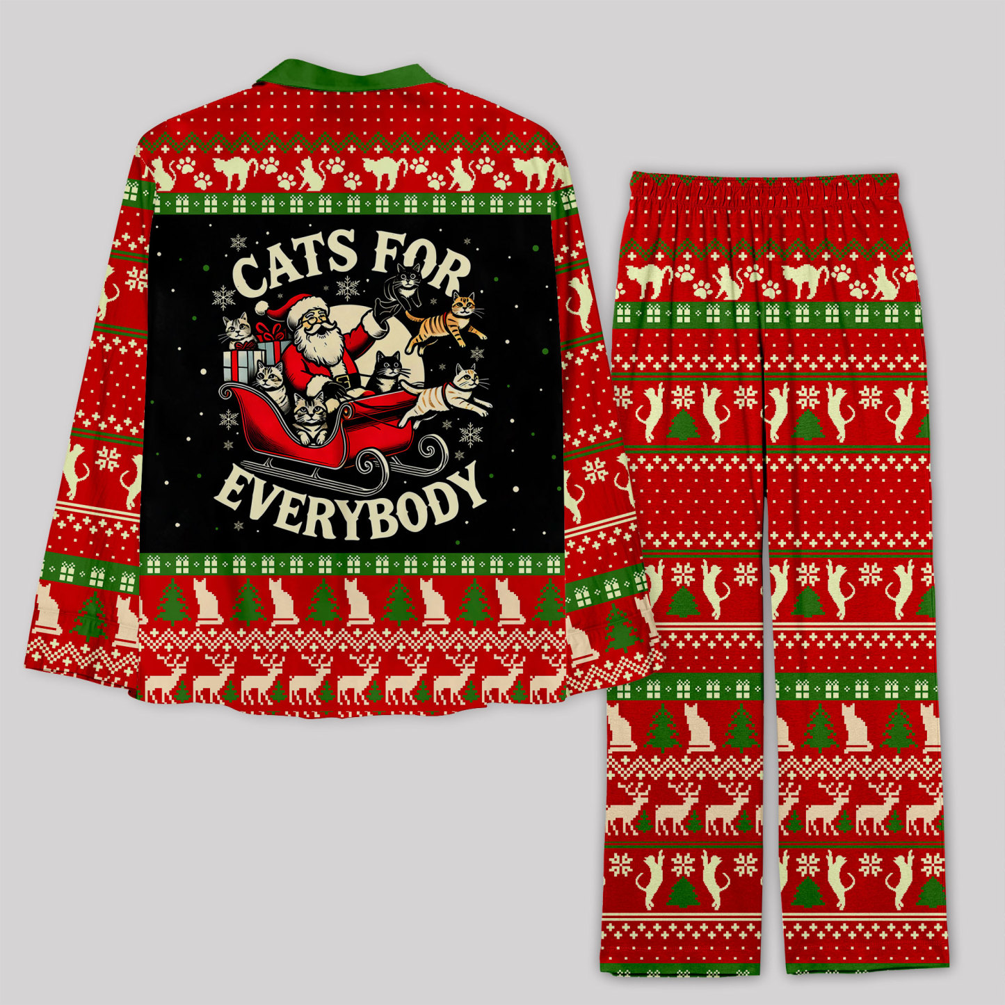 Cats For Everybody Geek Pajama Sets
