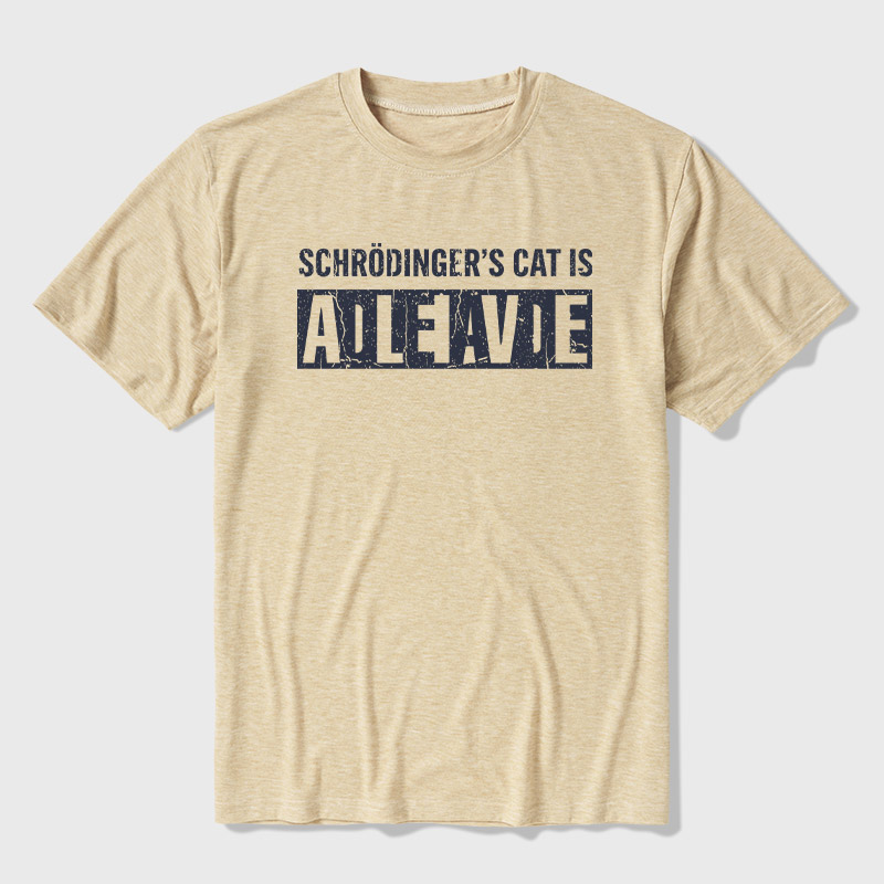 Schrodingers Cat Ultra Soft Heather Tee