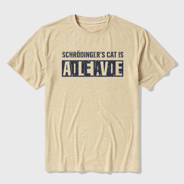 Schrodingers Cat Ultra Soft Heather Tee