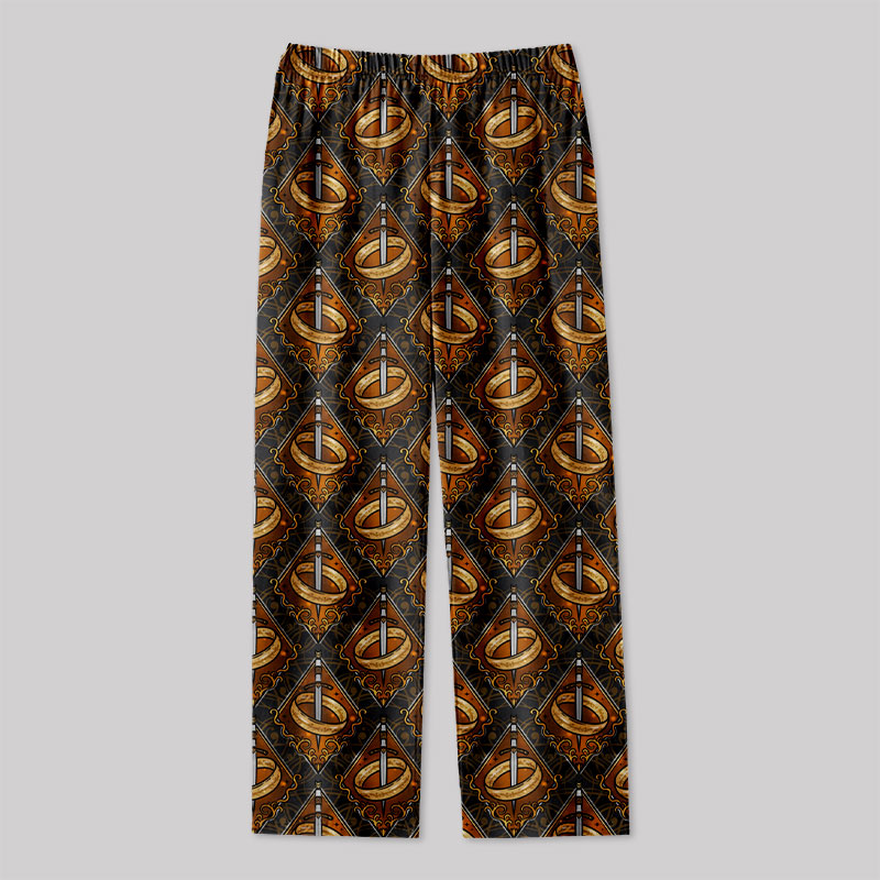 Magic Ring and Sword Geek Loungewear Pants