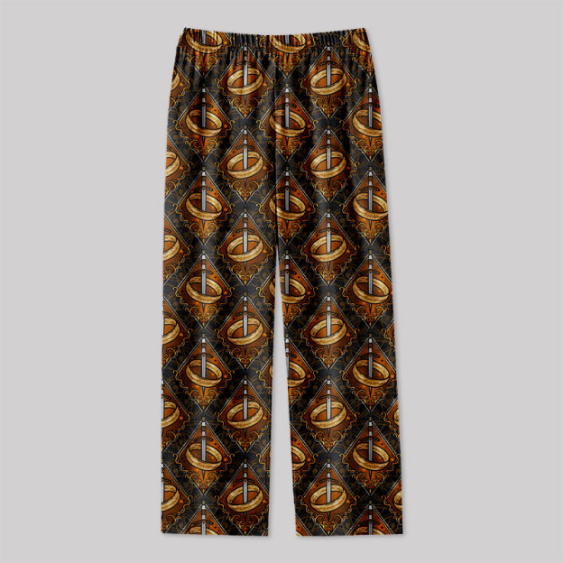 Magic Ring and Sword Geek Loungewear Pants