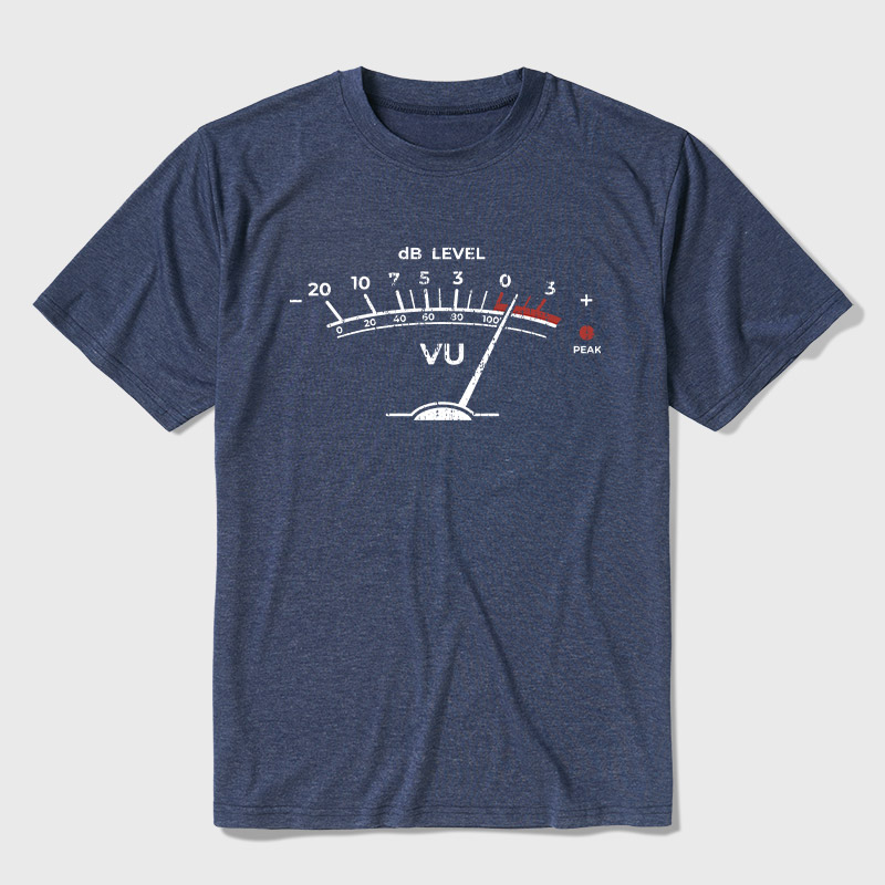 Volume VU Meter Vintage Ultra Soft Heather Tee
