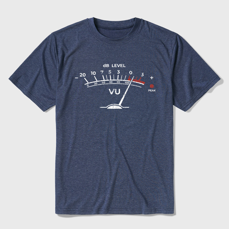 Volume VU Meter Vintage Ultra Soft Heather Tee