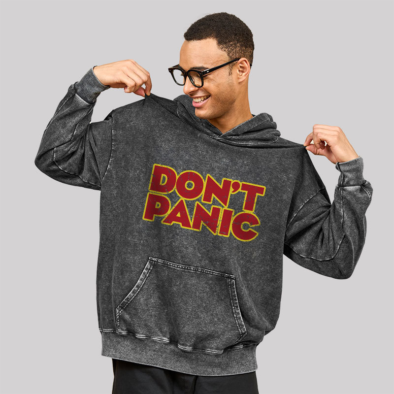Don't Panic Washed Hoodie