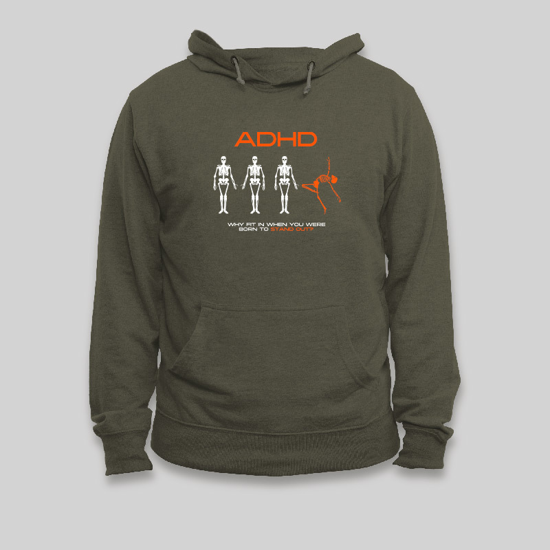 ADHD AWARENESS Geek Hoodie